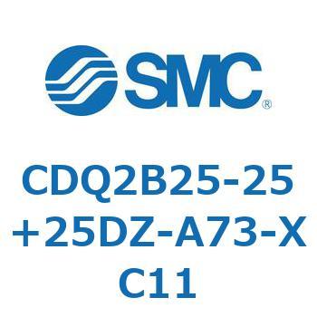 薄形シリンダ CDQ2B25-25 SMC