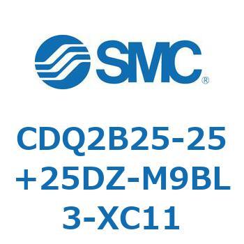 薄形シリンダ CDQ2B25-25 SMC