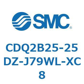 薄形シリンダ CDQ2B25-25 SMC