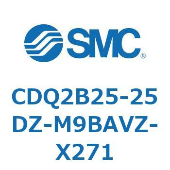 薄形シリンダ CDQ2B25-25 SMC