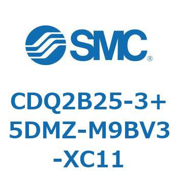 薄形シリンダ CDQ2B25-3 SMC