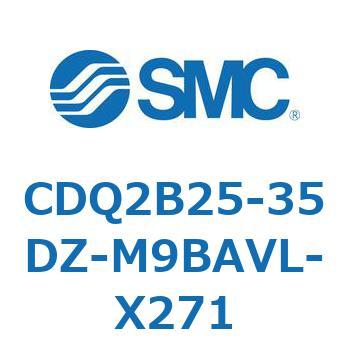 薄形シリンダ CDQ2B25-35 SMC