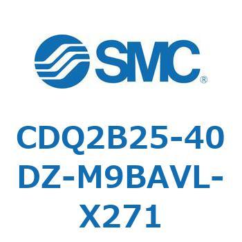 薄形シリンダ CDQ2B25-42 SMC