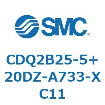 薄形シリンダ CDQ2B25-5 SMC