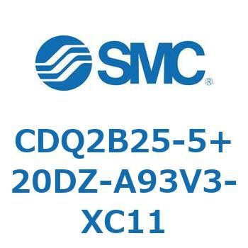 薄形シリンダ CDQ2B25-5 SMC