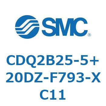 薄形シリンダ CDQ2B25-5 SMC