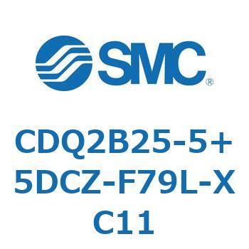 薄形シリンダ CDQ2B25-5 SMC