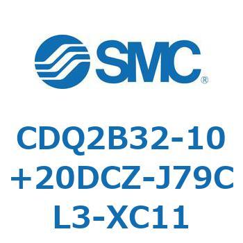 薄形シリンダ CDQ2B32-10 SMC
