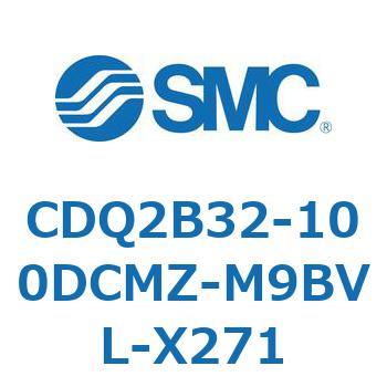 薄形シリンダ CDQ2B32-100 SMC