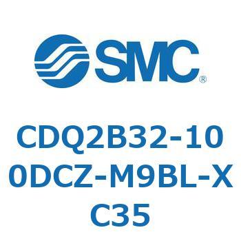 薄形シリンダ CDQ2B32-100 SMC