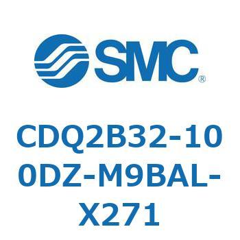 薄形シリンダ CDQ2B32-100 SMC
