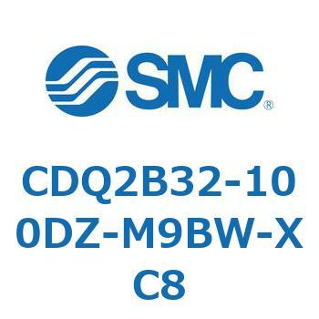 薄形シリンダ CDQ2B32-100 SMC