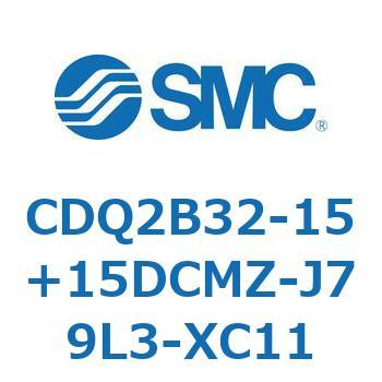 薄形シリンダ CDQ2B32-15 SMC