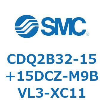 薄形シリンダ CDQ2B32-15 SMC
