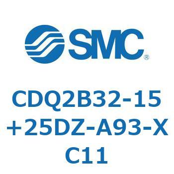 薄形シリンダ CDQ2B32-15 SMC