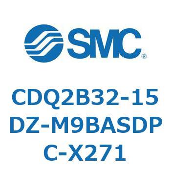 薄形シリンダ CDQ2B32-15 SMC