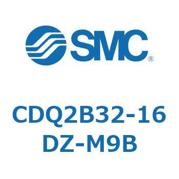 CDQ2B32-16DZ-M9B 薄形シリンダ CDQ2B32-16 SMC 複動片ロッド 標準(ロッド先端めねじ) 空気圧タイプ