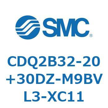 薄形シリンダ CDQ2B32-20 SMC