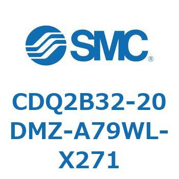 薄形シリンダ CDQ2B32-20 SMC
