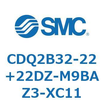 薄形シリンダ CDQ2B32-22 SMC