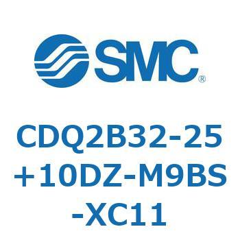 薄形シリンダ CDQ2B32-25 - SMC