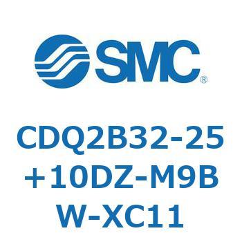 薄形シリンダ CDQ2B32-25 - SMC