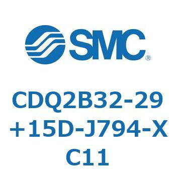 CDQ2B32-29+15D-J794-XC11 薄形シリンダ CDQ2B32-29 SMC 52319872