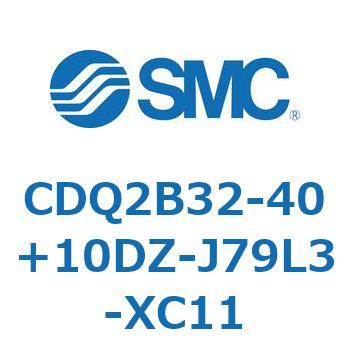 薄形シリンダ CDQ2B32-40 SMC