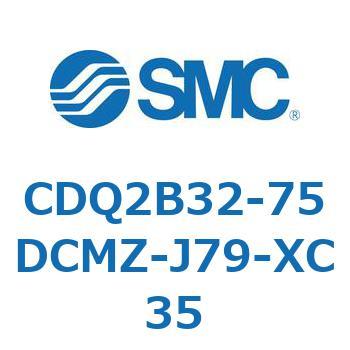 薄形シリンダ CDQ2B32-75 SMC