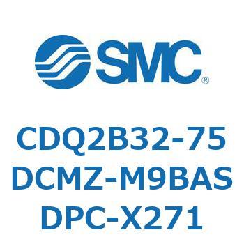薄形シリンダ CDQ2B32-75 SMC