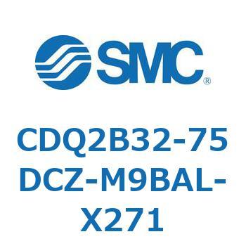 薄形シリンダ CDQ2B32-75 SMC
