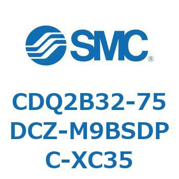 薄形シリンダ CDQ2B32-75 SMC