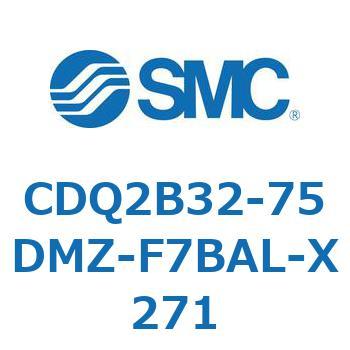 薄形シリンダ CDQ2B32-75 SMC