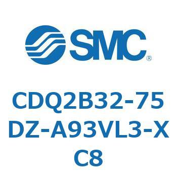 薄形シリンダ CDQ2B32-75 SMC