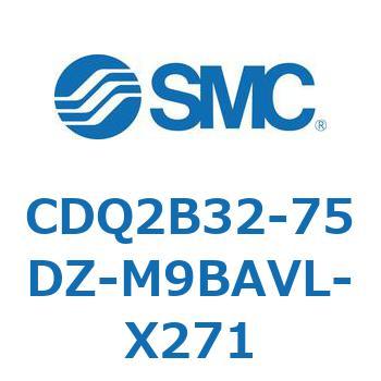 薄形シリンダ CDQ2B32-75 SMC