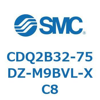 薄形シリンダ CDQ2B32-75 SMC