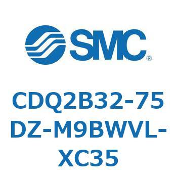 薄形シリンダ CDQ2B32-75 SMC