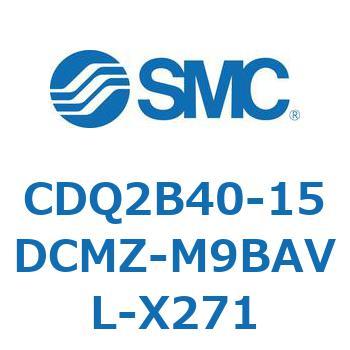薄形シリンダ CDQ2B40-15 SMC
