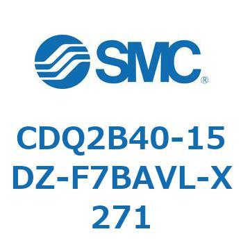 薄形シリンダ CDQ2B40-15 SMC