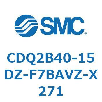 薄形シリンダ CDQ2B40-15 SMC