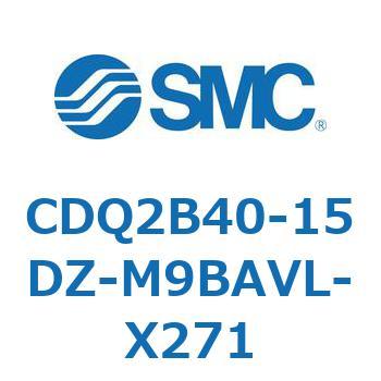薄形シリンダ CDQ2B40-15 SMC