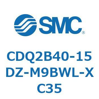 薄形シリンダ CDQ2B40-15 SMC