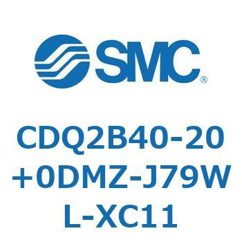 薄形シリンダ CDQ2B40-20 SMC