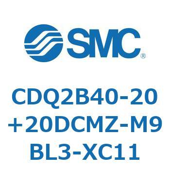 薄形シリンダ CDQ2B40-20 SMC