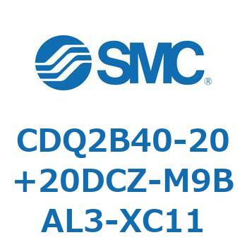 薄形シリンダ CDQ2B40-20 SMC