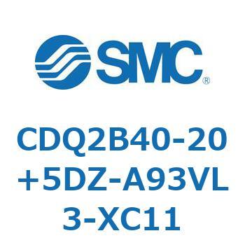薄形シリンダ CDQ2B40-20 SMC