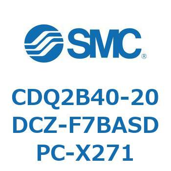 薄形シリンダ CDQ2B40-20 SMC