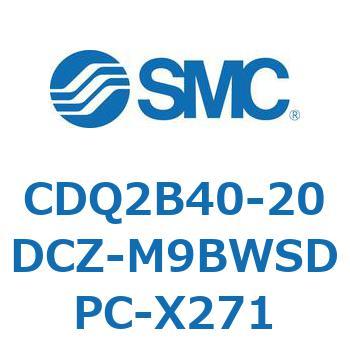 薄形シリンダ CDQ2B40-20 SMC