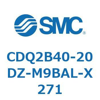 薄形シリンダ CDQ2B40-20 SMC