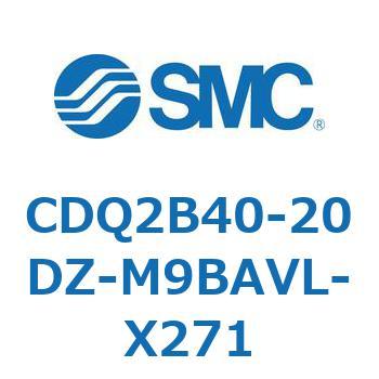 薄形シリンダ CDQ2B40-20 SMC